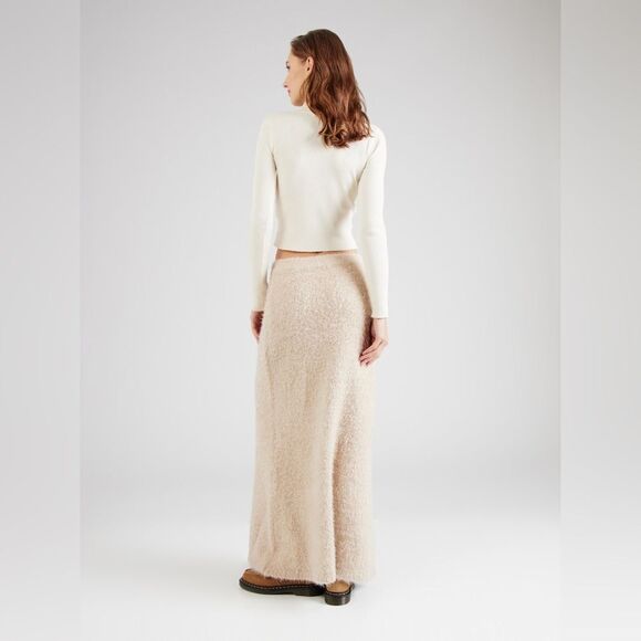 TOPSHOP Maxi Skirt in Light Beige size 12‎ NWT - Picture 2 of 7